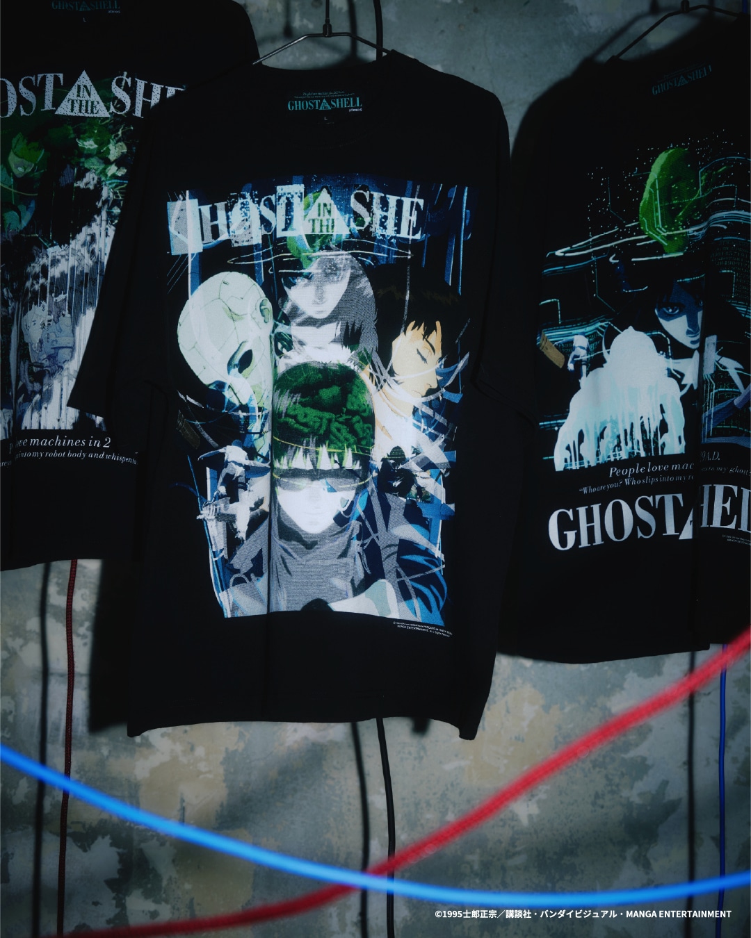 「GHOST IN THE SHELL × Kosuke Kawamura × atmos T-shirt」