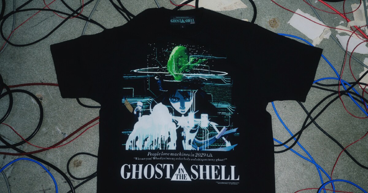 GHOST IN THE SHELL × Kosuke Kawamura × atmos T-shirt」 [画像 