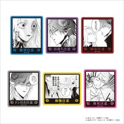 「悪役令嬢の中の人展」で販売される「注意喚起ステッカーセット」 (c)まきぶろ・紫真依／一迅社　(c)白梅ナズナ・まきぶろ・紫 真依／一迅社