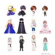 「悪役令嬢の中の人展」の描き下ろしミニキャラ (c)まきぶろ・紫真依／一迅社　(c)白梅ナズナ・まきぶろ・紫 真依／一迅社