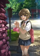 劇場アニメ「青春ブタ野郎はディアフレンドの夢を見ない」より、古賀朋絵のメモリアルビジュアル