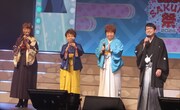 「『忍たま乱太郎』 スペシャルイベント 感謝の集い Sakura祭2026」より。左から高山みなみ、田中真弓、一龍斎貞友、関俊彦