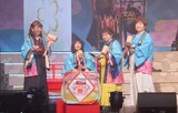 「『忍たま乱太郎』 スペシャルイベント 感謝の集い Sakura祭2026」より。左から高山みなみ、尼子騒兵衛、田中真弓、一龍斎貞友