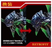 「CCPJAPAN×Yoshi. Project EX エヴァンゲリオン初号機 ナイトイメージ Ver.」の頭部の説明