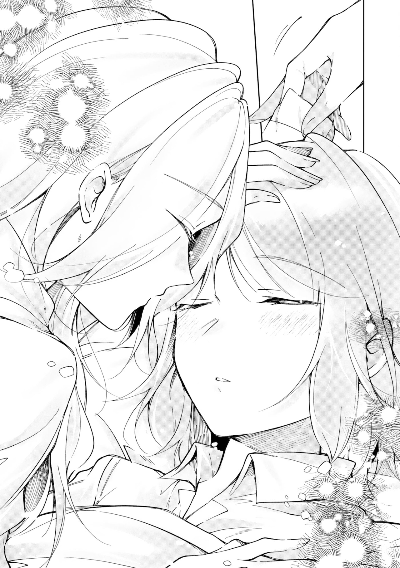 風邪で寝込んだ衣織を看病する莉子。