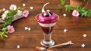 「フェルンのチェリー＆ブルーベリーパフェ（蝶のスプーン付き）」