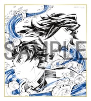 完全生産限定版先着予約・購入特典の松島晃（キャラクターデザイン・総作画監督）描き下ろし色紙