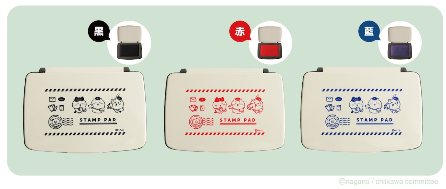 「ちいかわ」の日付印やスタンプ台、切手発売　ハチワレやうさぎが郵便局員に