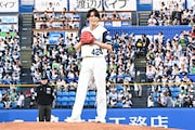 始球式で登板した宮野真守