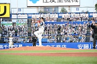 始球式で登板した宮野真守