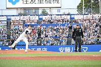 始球式で登板した宮野真守