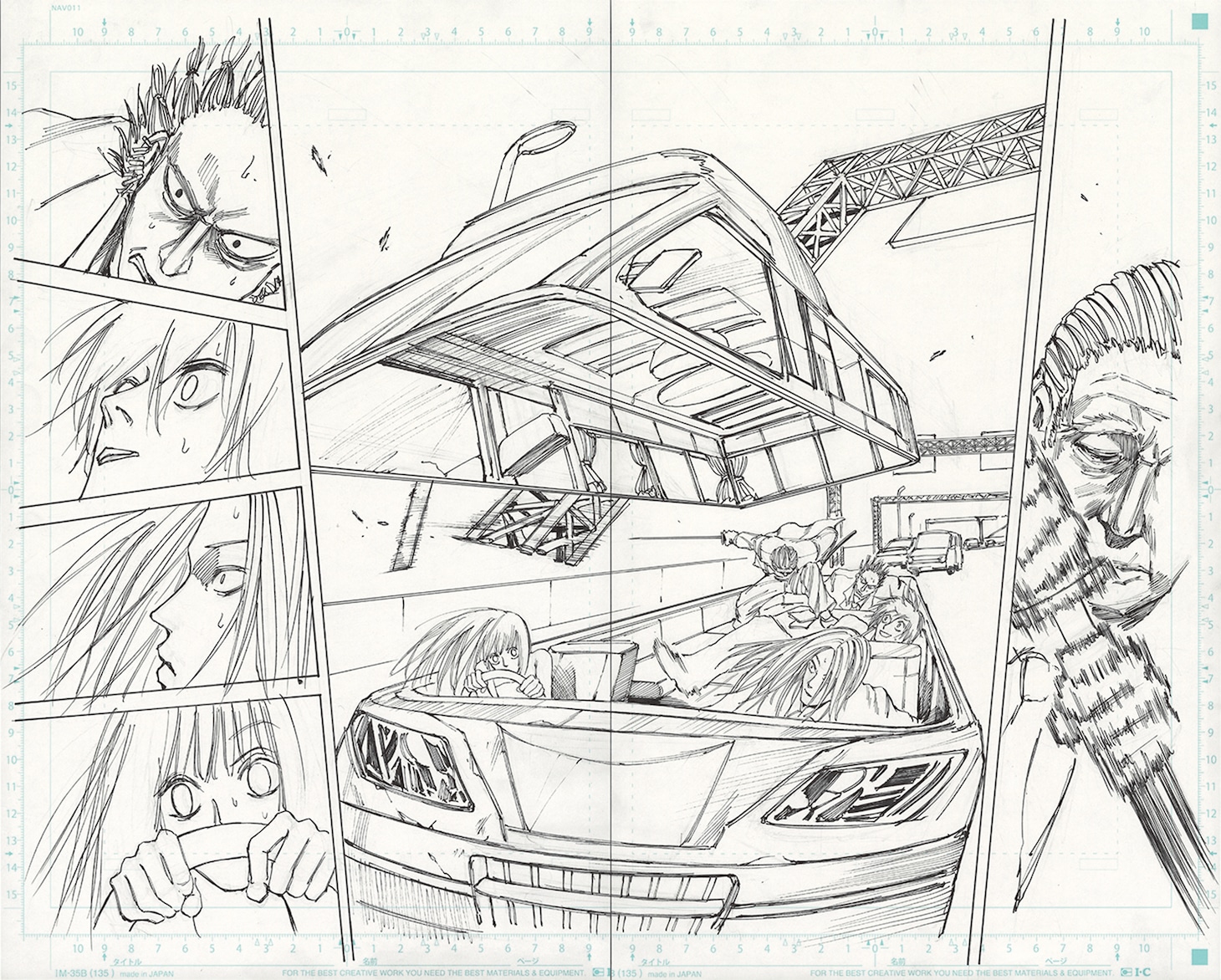 創作資料・線画 (c)鈴木祐斗／集英社