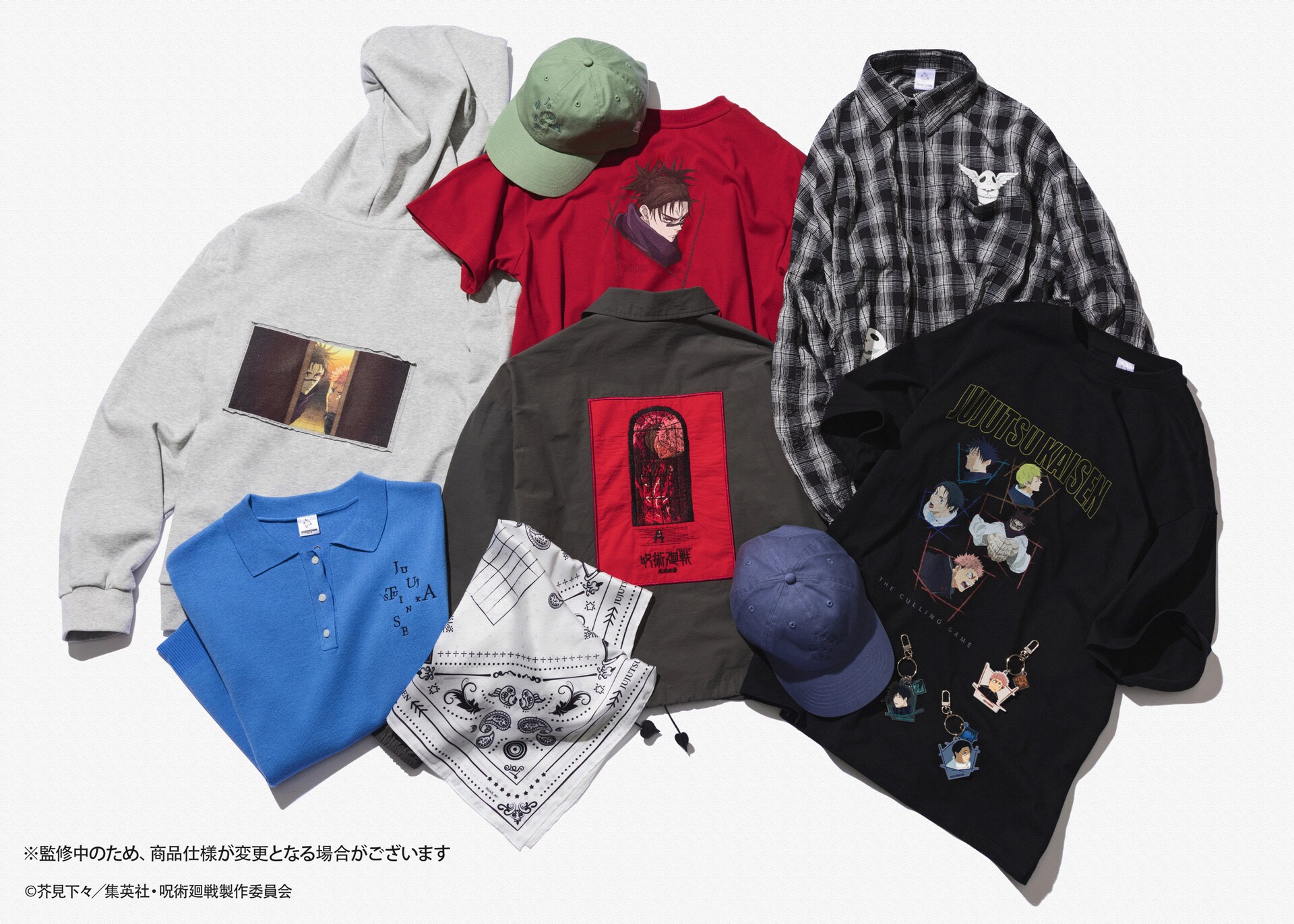 呪術廻戦」×ZOZOTOWN 虎杖悠仁や禪院直哉のTシャツ、刺繍コーチ