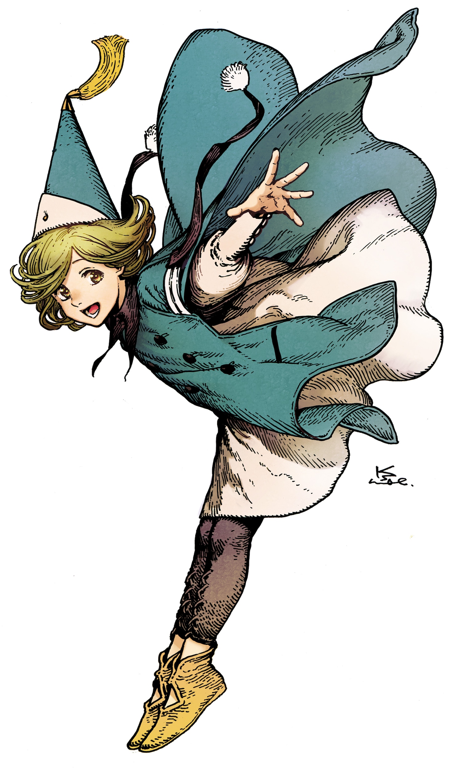 「とんがり帽子のアトリエ」イラスト