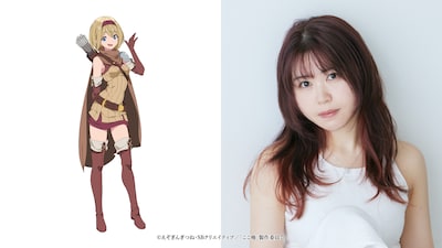 ジニー（CV：宮咲あかり）
アリオの妹でFランク冒険者の弓スカウト。冒険者ギルド本部でロックと出会い、アリオとともにゴブリン退治の依頼を受ける。目端が効き、スカウトとしても優秀。17歳