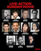 「ガンダム」初の実写映画、Netflixが製作開始　メインキャストも正式発表