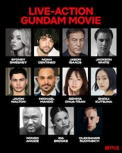 「ガンダム」初の実写映画、Netflixが製作開始　メインキャストも正式発表