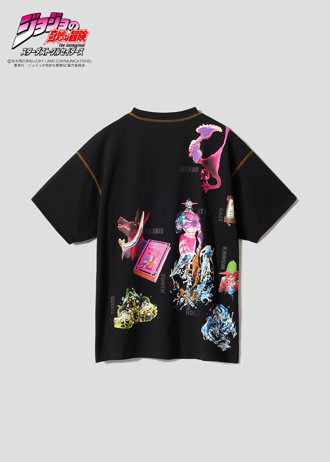 エジプト9栄神｜ビッグシルエットTシャツ」(c)荒木飛呂彦&LUCKY LAND