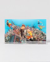 「『鉄コン筋クリート』宝町アクリルジオラマ」