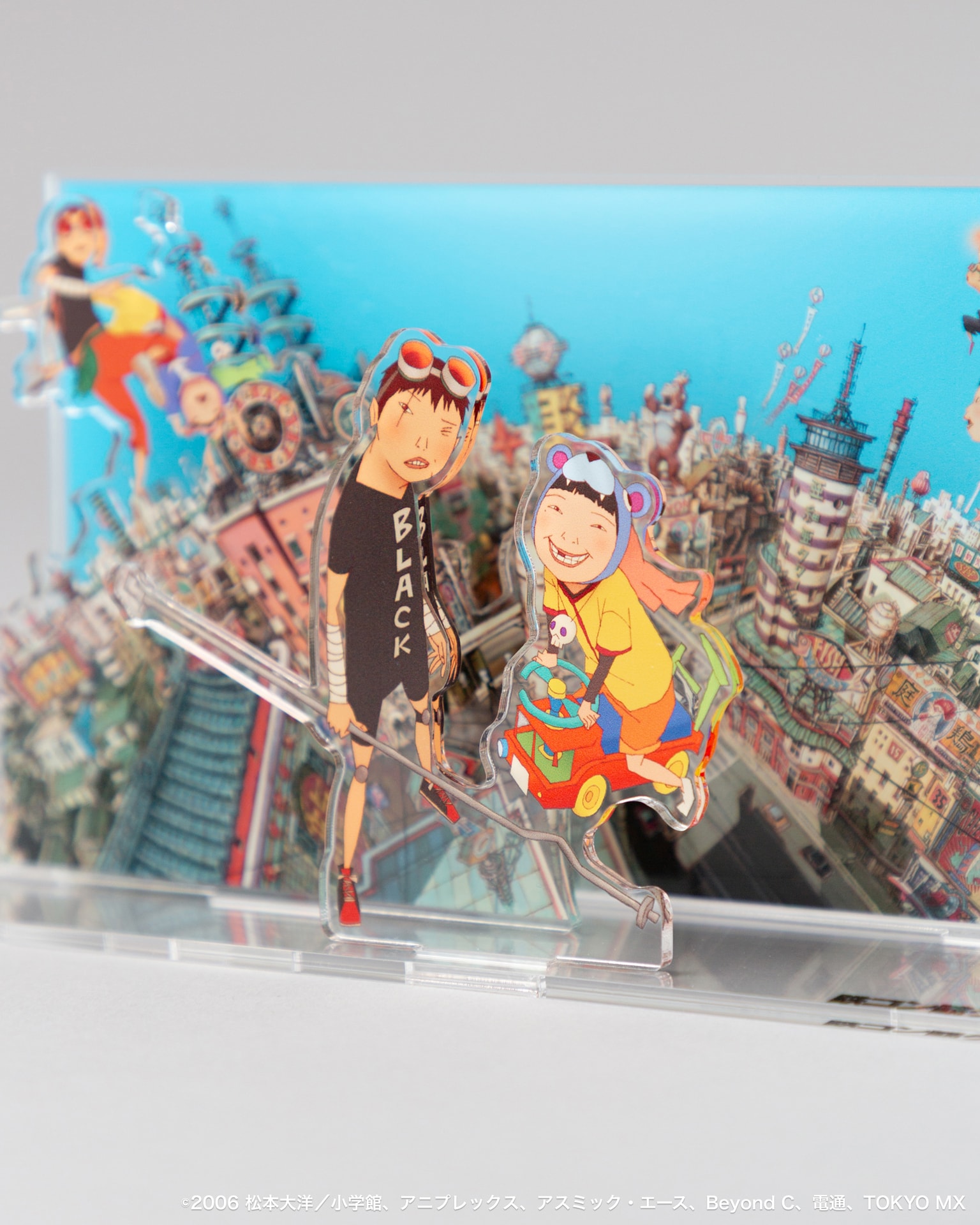 鉄コン筋クリート」再上映記念、クリアカード＆アクリルジオラマ発売