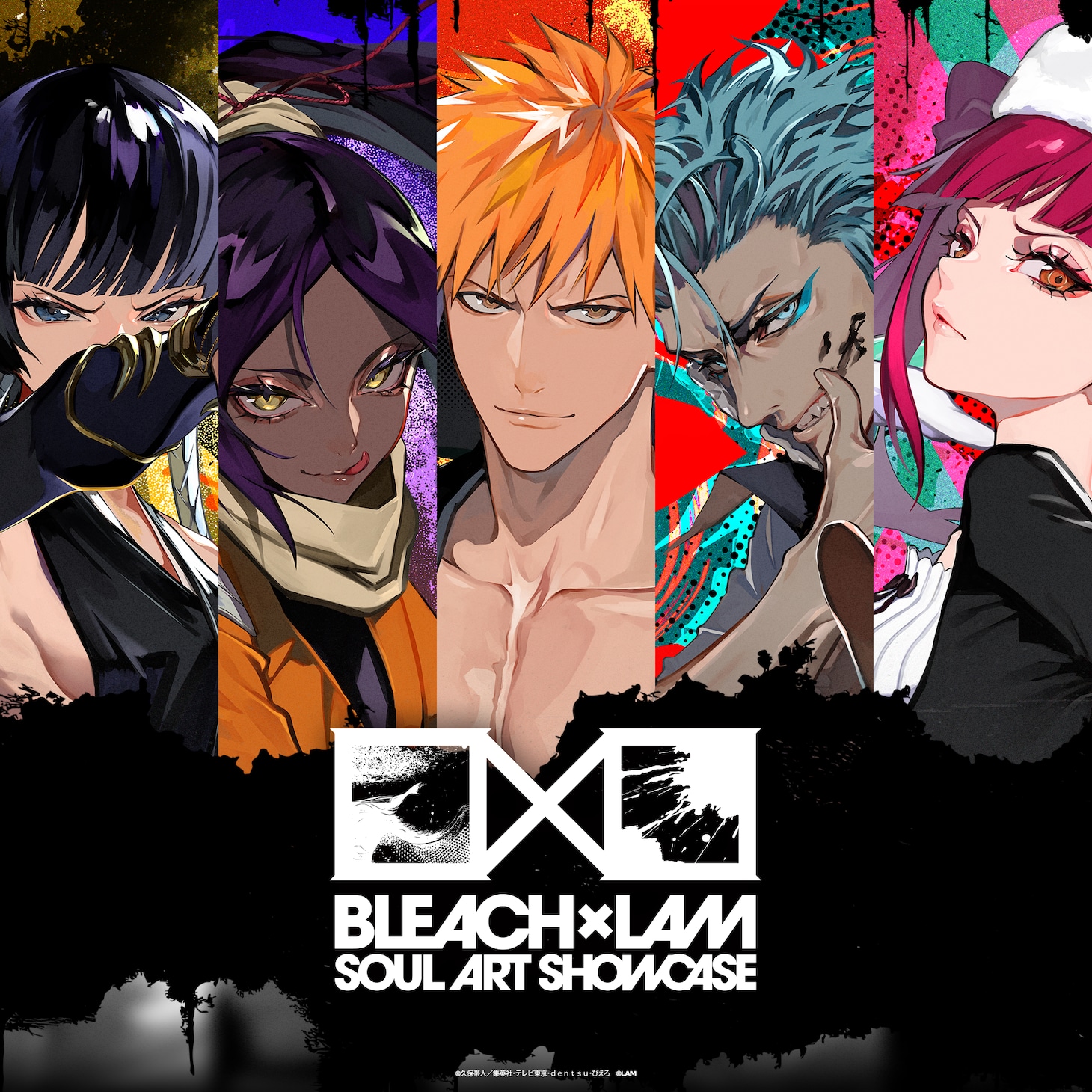 「BLEACH×LAM -SOUL ART SHOWCASE-」ビジュアル