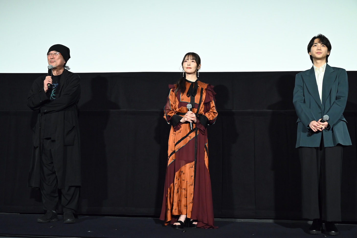 アニメ「機動警察パトレイバー EZY File 1」完成披露舞台挨拶の様子