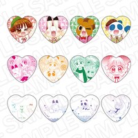 ハート型ホログラムカンバッジ（ブラインド）