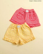 「アニメちいかわギンガムショートパンツ」