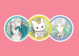 緑川ゆき「夏目友人帳」のランダム缶バッジ全3種