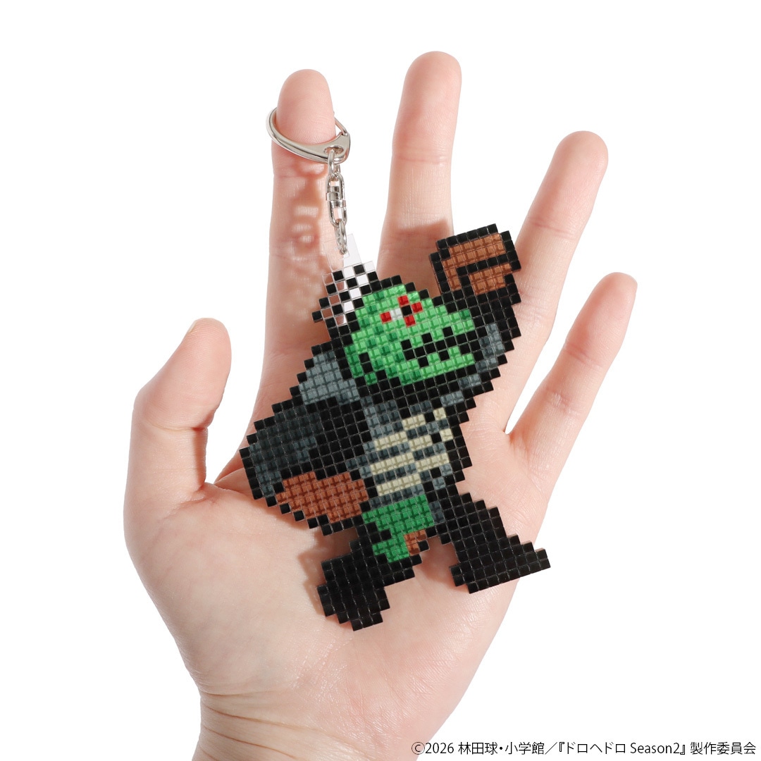 「8bitアクリルキーホルダー」のサイズ感