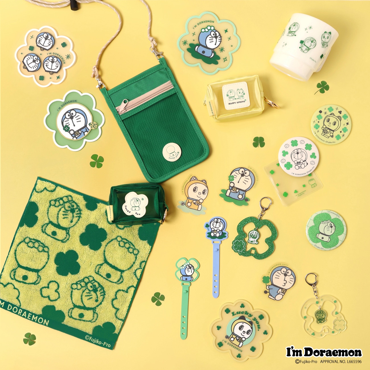 フラワーリングが展開する「I'm Doraemonシリーズ」の新作アイテム