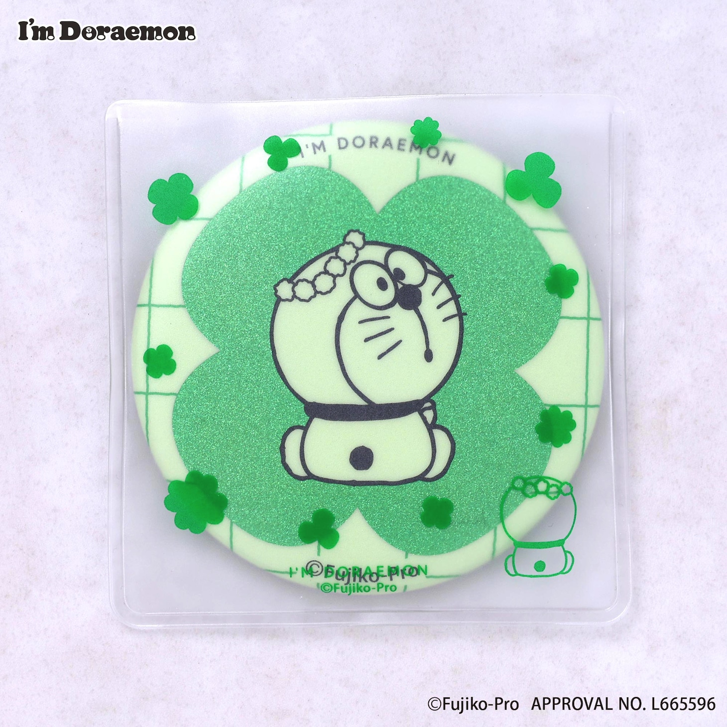 グリッター缶ミラー