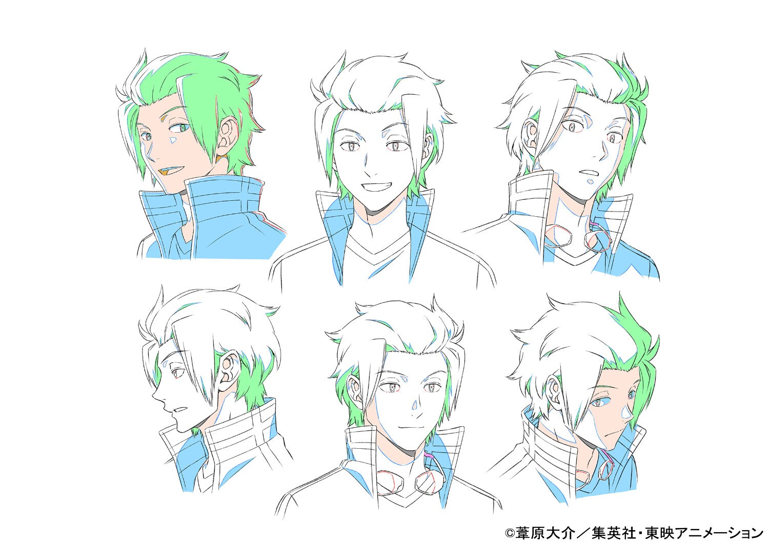 ワールドトリガー 1stシーズン」迅悠一のキャラクター設定画 [画像