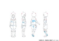 「ワールドトリガー 1stシーズン」雨取千佳のキャラクター設定画