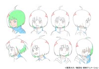 「ワールドトリガー 1stシーズン」雨取千佳のキャラクター設定画