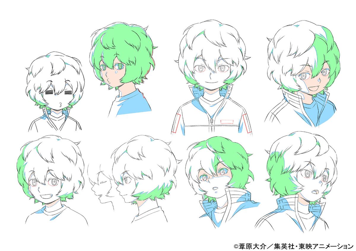 ワールドトリガー 1stシーズン」空閑遊真のキャラクター設定画 [画像 
