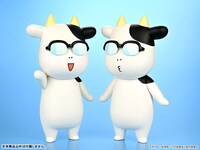 荒川弘のソフビ。左から
Aタイプ、Bタイプ