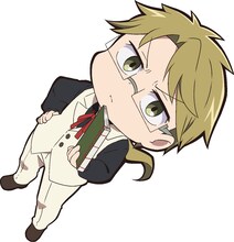 「文豪ストレイドッグス わん！2」より国木田 (c) 朝霧カフカ・かないねこ・春河35／ＫＡＤＯＫＡＷＡ／文豪ストレイドッグス わん！製作委員会