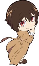 「文豪ストレイドッグス わん！2」より太宰 (c) 朝霧カフカ・かないねこ・春河35／ＫＡＤＯＫＡＷＡ／文豪ストレイドッグス わん！製作委員会