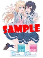 付録のクリアスタンド (c)たかた・KADOKAWA／クラにか製作委員会