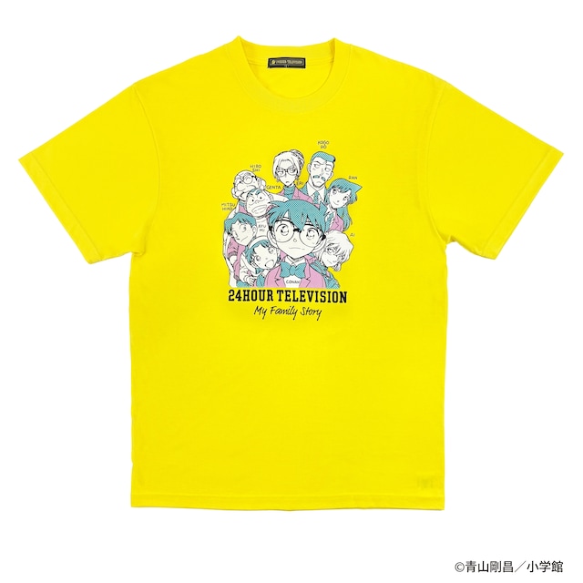 青山剛昌がデザインした“チャリTシャツ” (c)青山剛昌／小学館