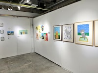 2025年に開催された「コロコロ毛玉日記」展の様子