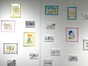 2025年に開催された「コロコロ毛玉日記」展の様子