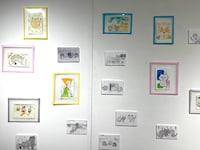 2025年に開催された「コロコロ毛玉日記」展の様子