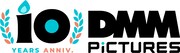 DMM pictures10周年のロゴ