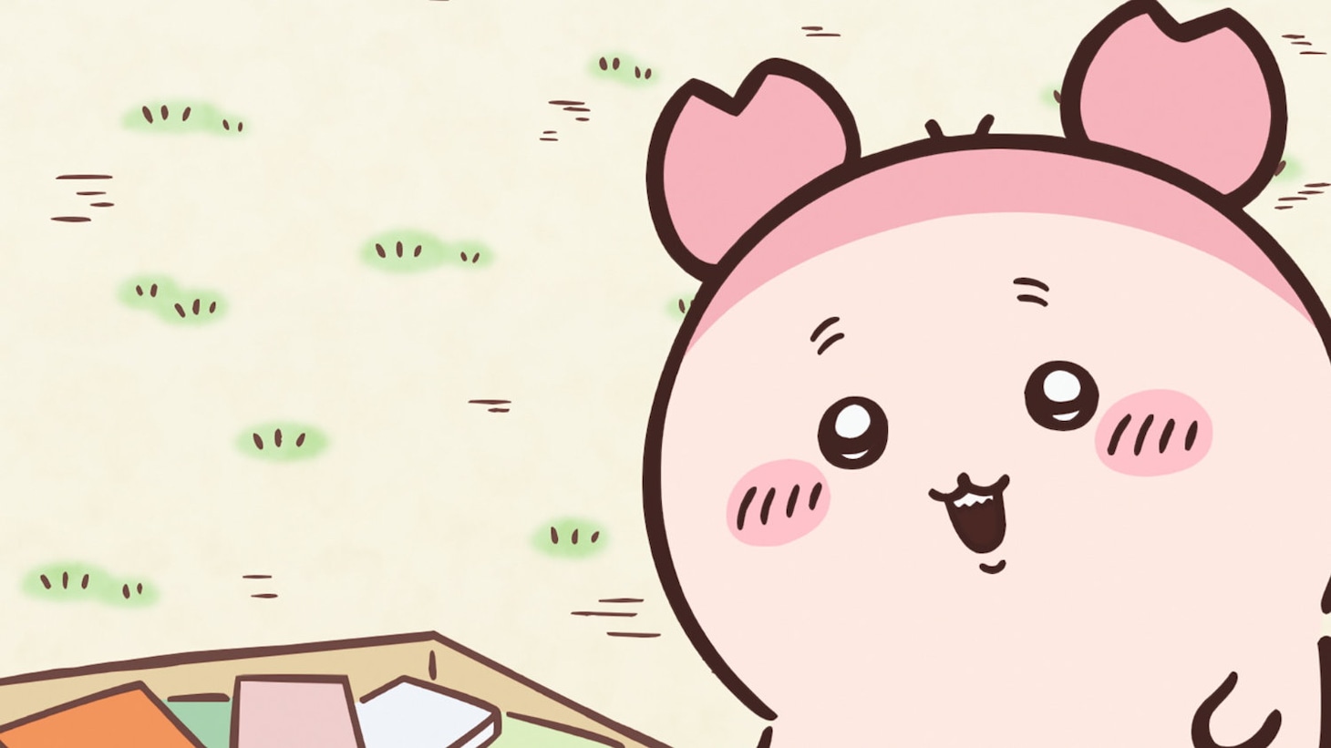 TVアニメ「ちいかわ」より、古本屋