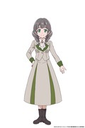 ルノア・カールトン（CV：小倉唯）。エリザベートに才能を認められ、見習いとして彼女の元で働くことになった少女。商人にとって非常に有用な固有魔法【物品鑑定（アイテム・アナライズ）】を持つ