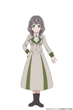 ルノア・カールトン（CV：小倉唯）。エリザベートに才能を認められ、見習いとして彼女の元で働くことになった少女。商人にとって非常に有用な固有魔法【物品鑑定（アイテム・アナライズ）】を持つ