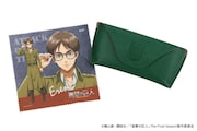 「Zoff｜進撃の巨人」エレンモデルに付属するメガネ拭きとメガネケース