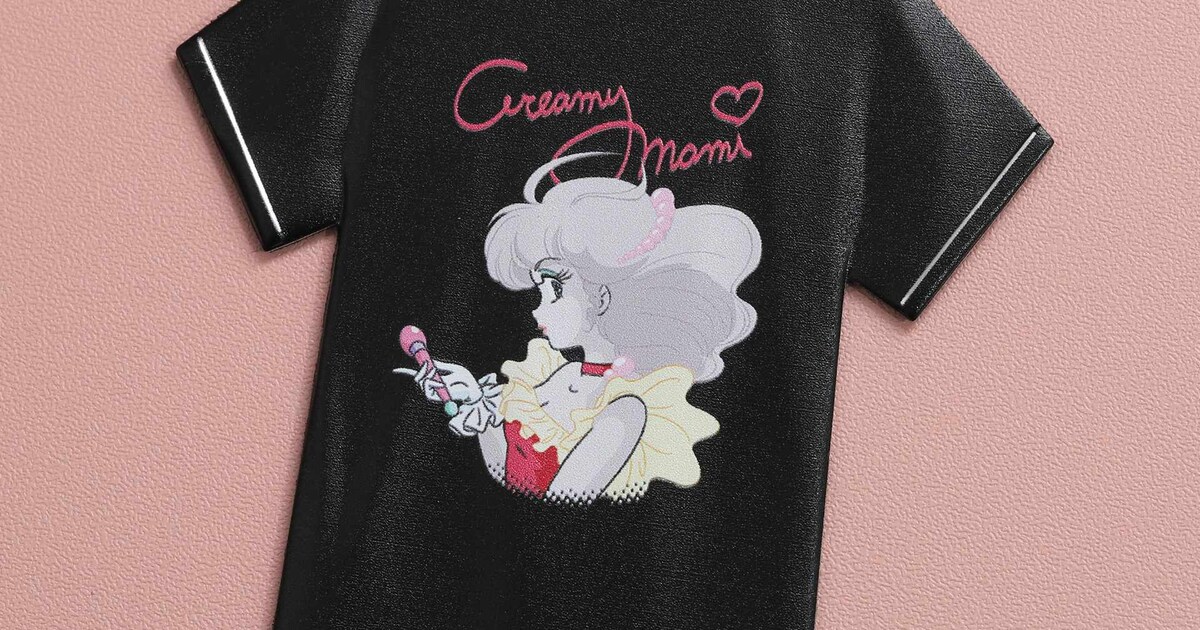 魔法の天使クリィミーマミ」Tシャツ型メタルマグネット [画像 